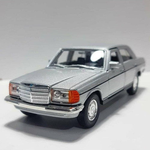 1.36 Ölçek Marka Lisanslı Mercedes Benz W123 Kasa Gri Renk 12Cm Model Metal Araba