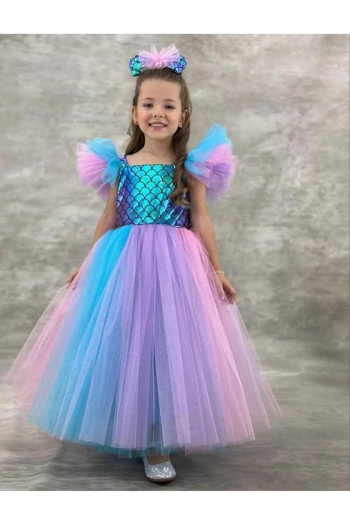 Toka Hediyeli Deniz Kızı Elbise