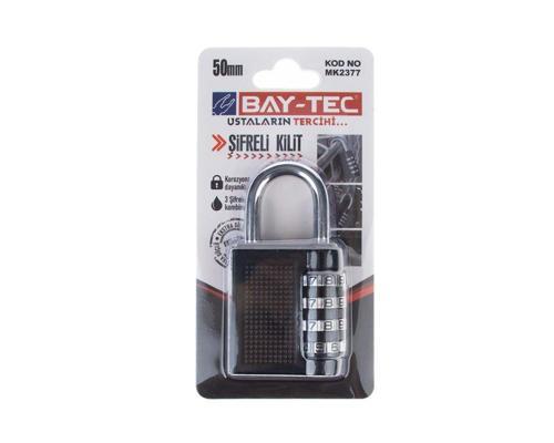Şifreli Asma Kilit 50 mm-MK2377 BAY-TEK