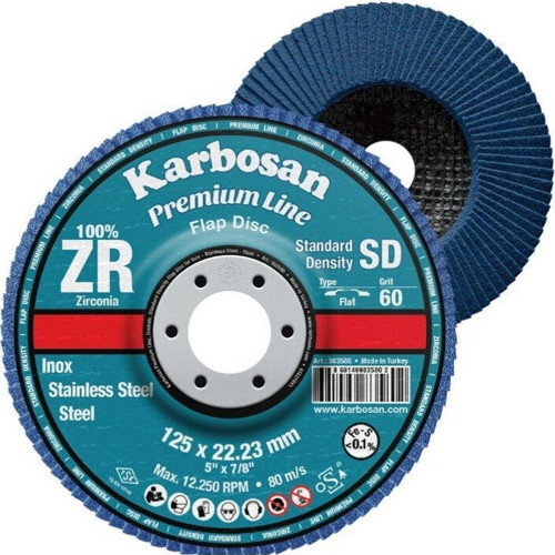 115Mm Zr Flap Disk 80 Kum-10'Lu Paket