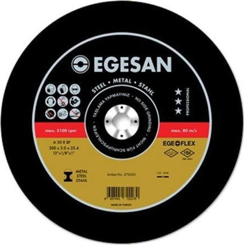 Sabit Tezgah Metal Kesme Taşı Pro Seri 350X3.5X25.4