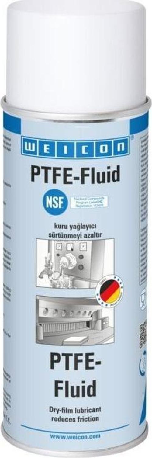 Ptfe-Fluid 400 Ml-Gıda Sektörü İçin Nsf H2 Onaylı, Gres İçermeyen Kuru Yağ
