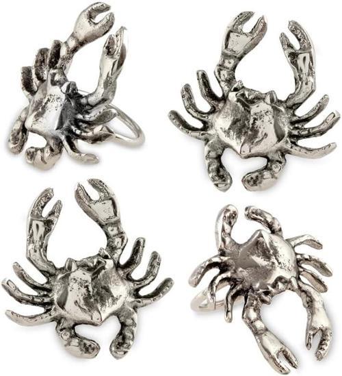 Deep Sea Yengeç 4'Lü Peçete Halkası