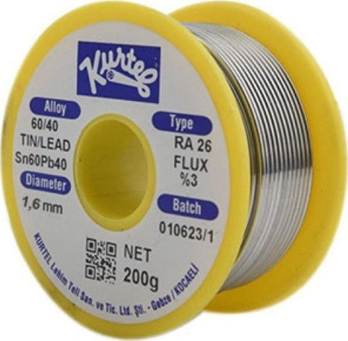 1.60 mm 60/40 200 Gr Lehim Teli