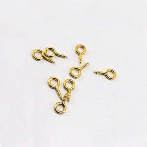 Metal Takı Ve Obje Halkası Vidalı  1 CM  (1000 Adet)  Altın