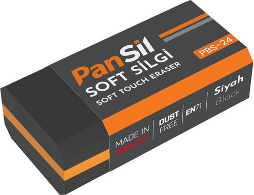 Pansil Siyah Solf Silgi-24 Adet