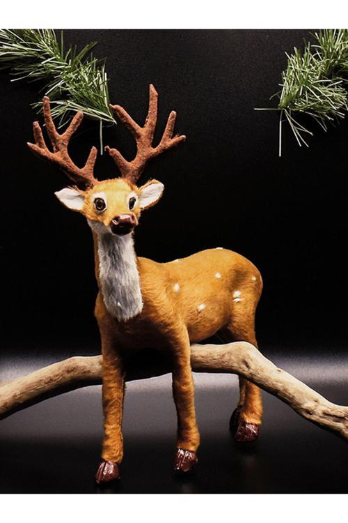 Yılbaşı Dekoratif 25 Cm Geyik Süs Rudolf