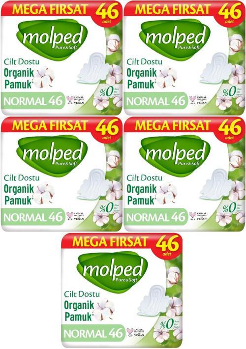 Pure&Soft Hijyenik Ped Normal 230 (5PK*46) Adet Mega Pk