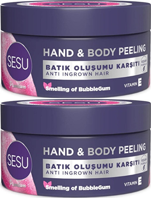 Sesu Vücut Peelingi 250ML (Hand & Body Peelıbg) (2 Li Set)
