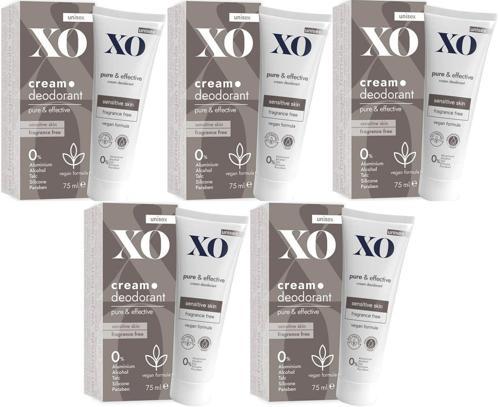 Krem Deodorant 75ML Unisex Pure & Effective Kokusuz (5 Li Set)