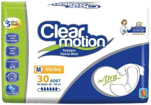 Clearmotion Yetişkin Hasta Bezi Bel Bantlı M - Orta - Medium 30 Adet