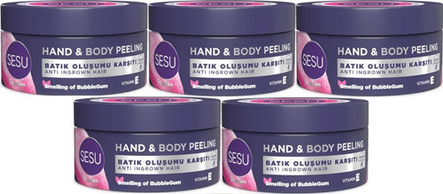 Sesu Vücut Peelingi 250ML (Hand & Body Peelıbg) (5 Li Set)