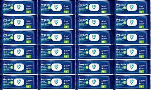 Hasta Vücut Temizleme Islak Mendil Havlu 48 Yaprak XL (24 Lü Set) Plastik Kapak