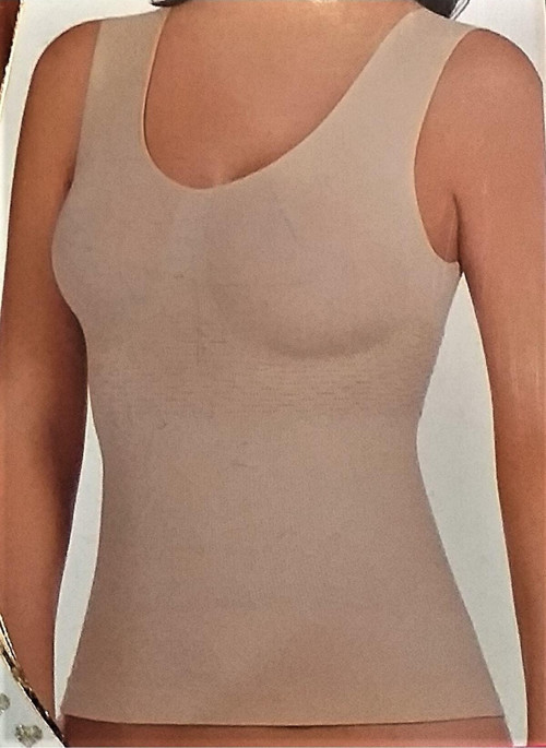 Jakarlı Kalın Askılı Toparlayıcı Korse Atlet Ten L