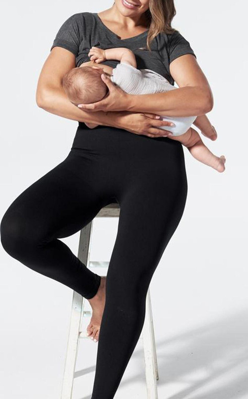 Sıkılaştırıcı Korse Tayt Anında Görünen Dikişsiz Bacak Bel Göbek Basen Toparlayıcı Siyah L