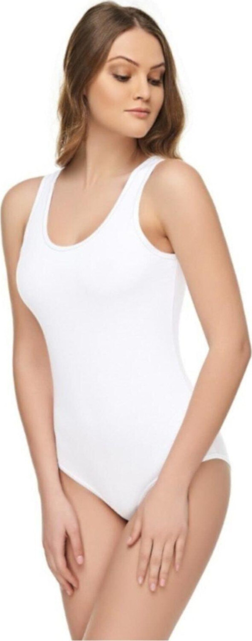 Kadın Beyaz 3'Lü Paket Geniş Askılı Likralı Modal Body Beyaz Xl