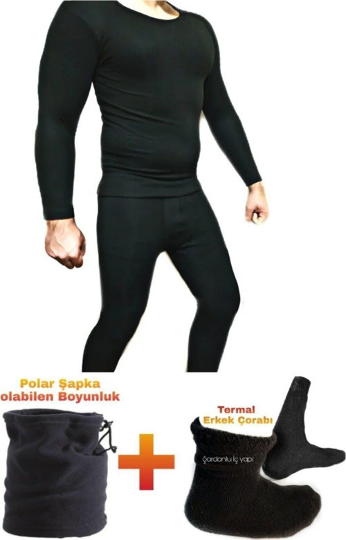 Set Erkek Termal Set 4'Lü Çok Renkli S