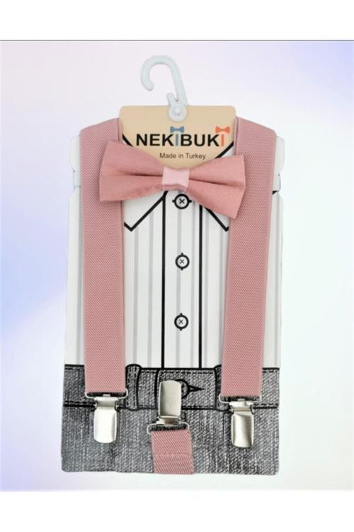 Pantolon Askısı Ve Papyon Takım Asansörlü Sistem 1-9 Yaş Pudra Tek Ebat