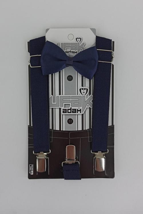 Erkek Çocuk Lacivert Papyon Askı Seti Lacivert 3-4 Yaş