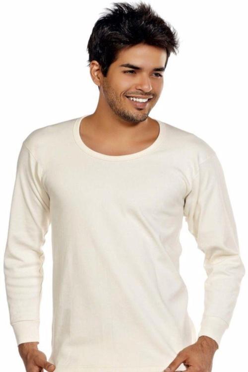 Erkek Interlok Kışlık Uzunkol Içlik Üst Pamuk Fanila 1 Adet- 0112 Ekru 2Xl