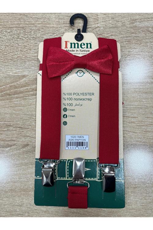 Askı Papyon Takım Kırmızı 1-9 Yaş