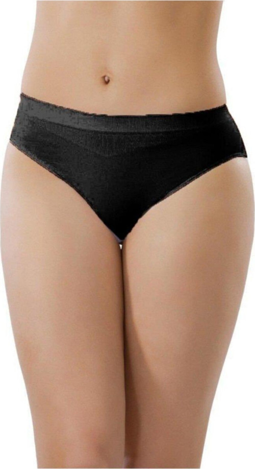 Kadın Siyah Dikişsiz Iz Yapmaz Slip Külot 11000 Siyah Xl