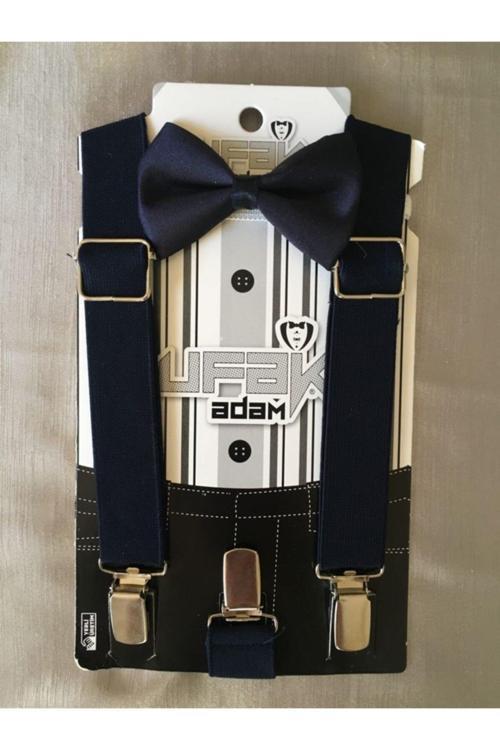 Papyonlu Pantolon Askısı Lacivert 0-2