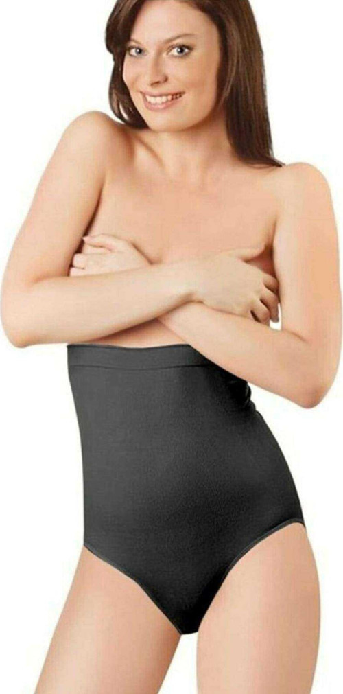 Toptanbulurum Elite Life Dikişsiz Şekillendirici Silikonlu Kadın Siyah Slip Korse 890 Siyah M