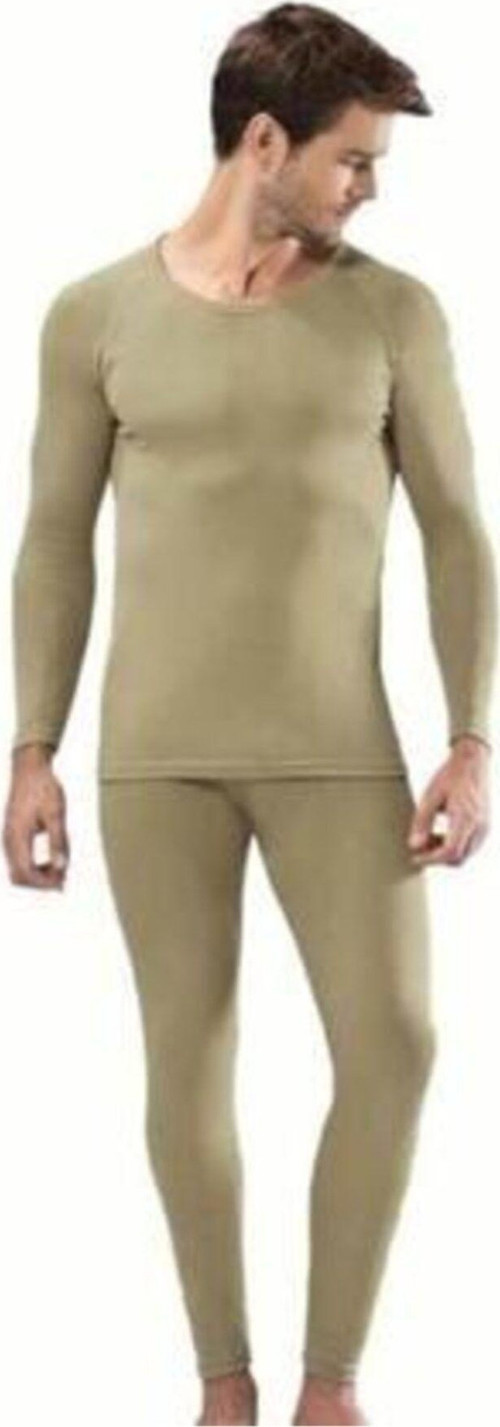 Erkek Haki 1'Li Paket 2013-2014 Termal Uzun Kol Askeri Takım Ary2013-4 Haki L-Xl