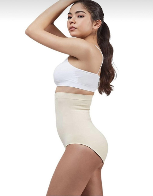 Kadın Dikişsiz Slikon Slip Toparlayıcı Ten L-Xl