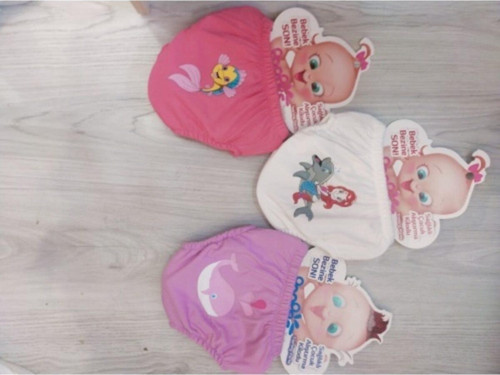 Melosh Poopes 3'Lü. Alıştırma Külotu Fuşya - Beyaz - Lila 18-24 Ay