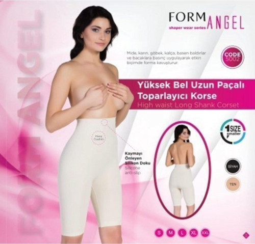 5002 Yüksek Bel Paçalı Korse Ten S