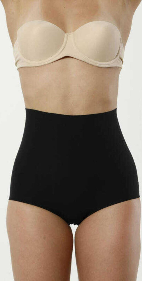 Kadın Siyah Lazer Kesim Slip Korse 2005 Siyah 3Xl