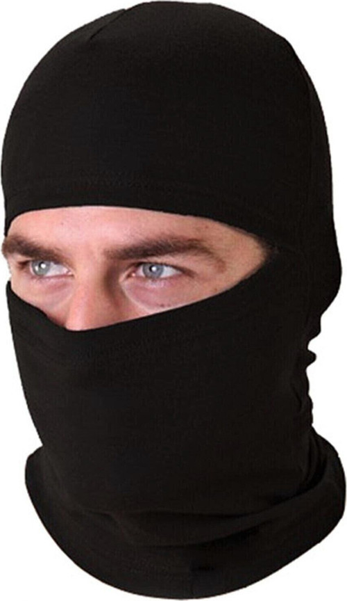 Siyah Unisex Termal Kar Maskesi Siyah Standart