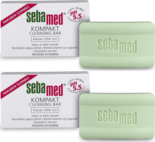 Sabun Kompakt Hassas Cilt 100GR (2 Li Set)