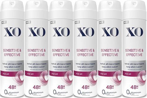 Deodorant 150ML Women-Kadın Sensitive & Effective (6 Lı Set)