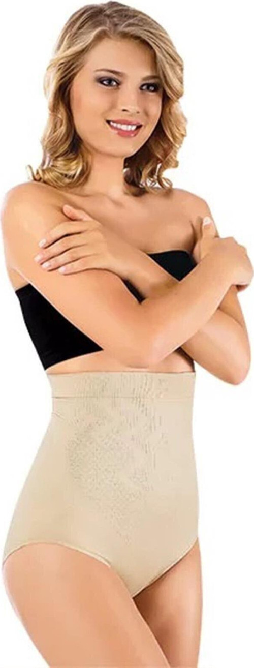 Yüksek Bel Slip Korse 1008 Ten S