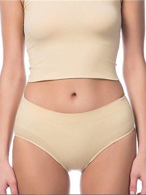 2006 Ten 3'Lü Paket Taktel Dikişsiz Kadın Slip Külot Ten S