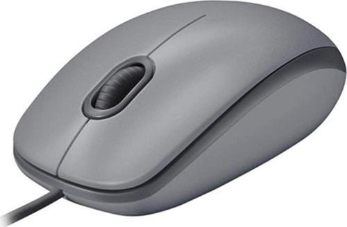 M110 Gray Silent (Sessiz) Kablolu Optik Usb Mouse 910-005490