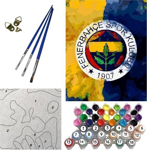 Sayılarla Boyama Hobi Seti 40 x 50 cm "Fenerbahçe"