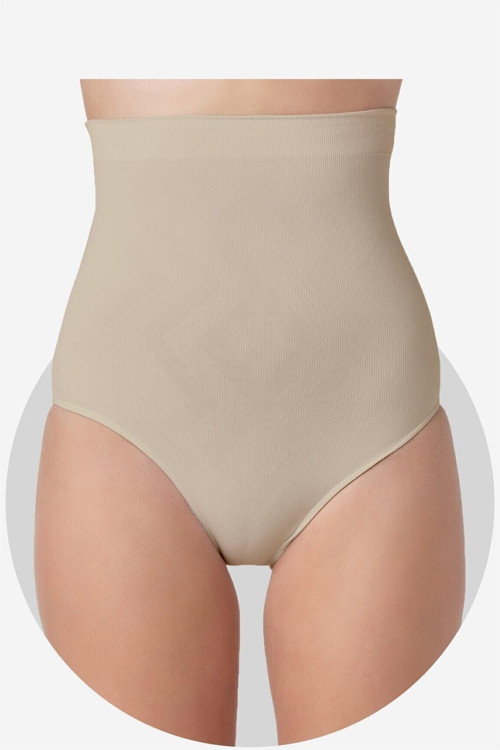 Yüksek Bel Ten Slip Korse 9T03 Ten Xl