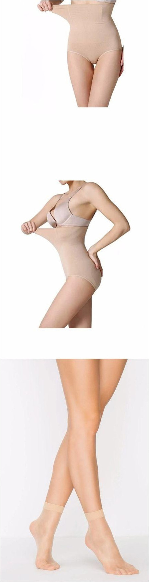 Kadın 1 Beden Incelme Garantili Yüksek Bel Toparlayıcı Korse Babet Çorap Hediyeli Ten Xl-2Xl