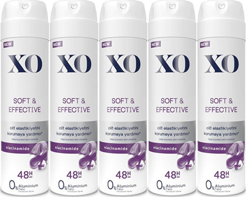 Deodorant 150ML Women-Kadın Soft & Effective (5 Li Set)