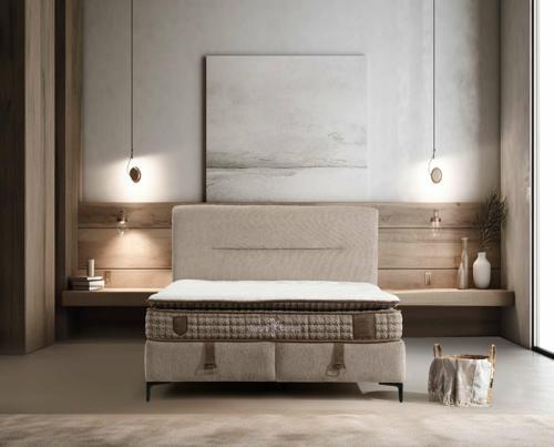 Mia Baza Başlık Yatak Seti 140x200