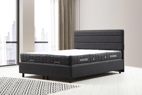 Motya Baza Başlık Yatak Seti - Antrasit 160x200