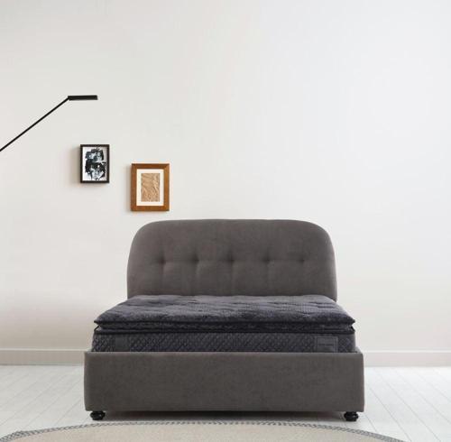 Buffy Baza Başlık Yatak Seti Siyah Ayak - Coco13 140x200