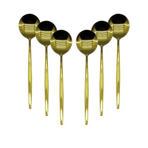 6 PCS GOLD YEMEK KAŞIK SETİ (5365)