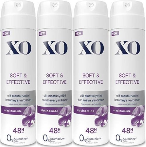 Deodorant 150ML Women-Kadın Soft & Effective (4 Lü Set)