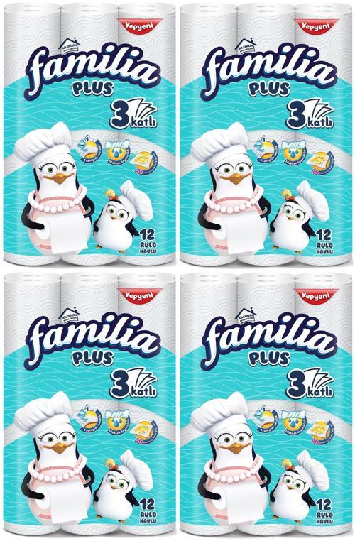 Kağıt Havlu Plus 48 Li Pk (3 Katlı) (4PK*12)