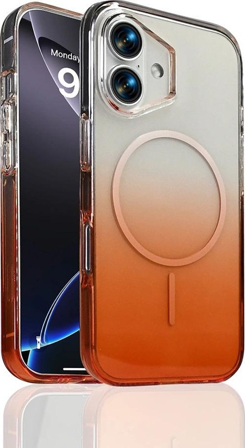 Apple İphone 16 Kılıf M-Safe Şarj Özellikli Zore Septik Silikon Kapak